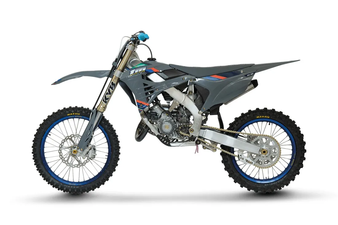 TM MX 125 ES 2T vista di profilo